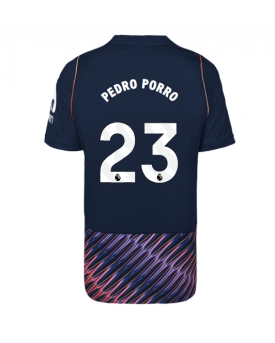 Tottenham Hotspur Pedro Porro #23 Maglia Gara Trasferta Repliche 2026-27 Maniche Corte